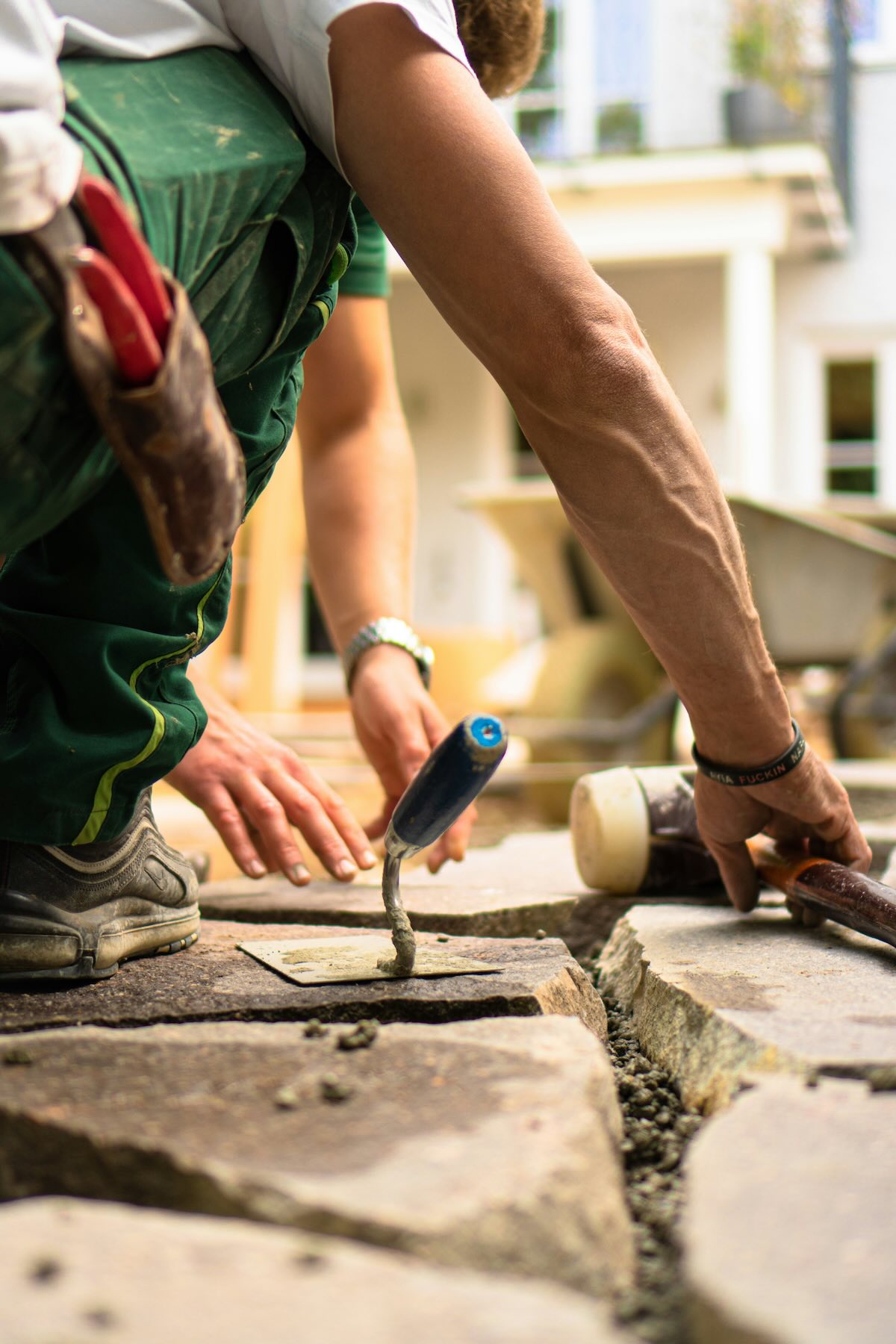 Construction website design for a small Cotswolds building business with project photos and quote enquiry layout