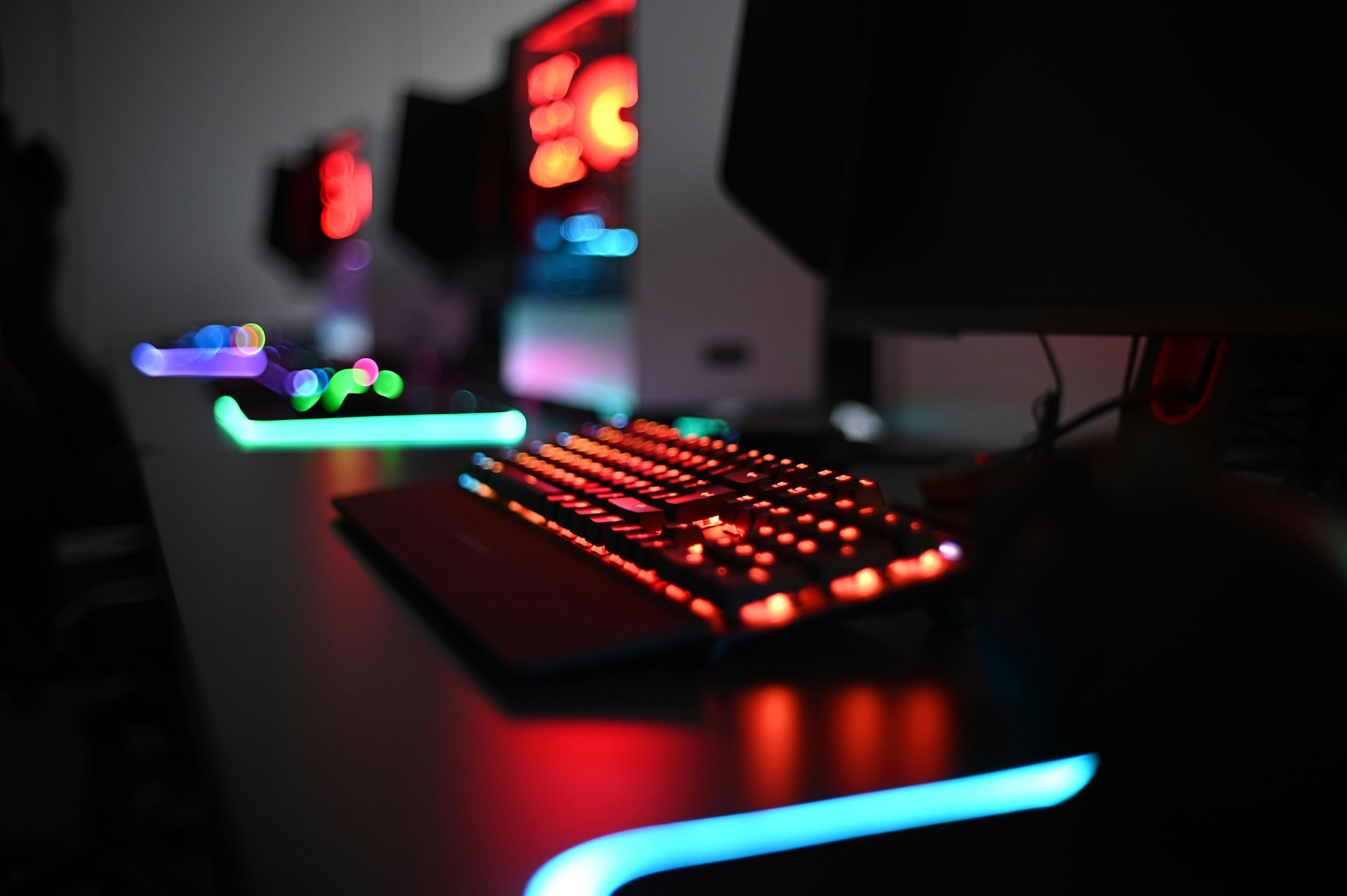 Software developers working in a modern tech office, reflecting Leamington Spa's games and software industry