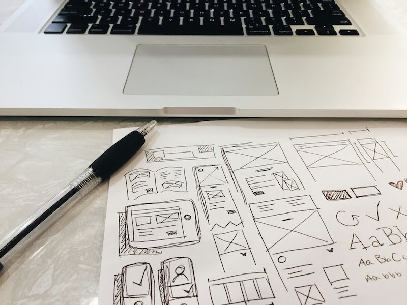 Website structure and content planning for a complex business project