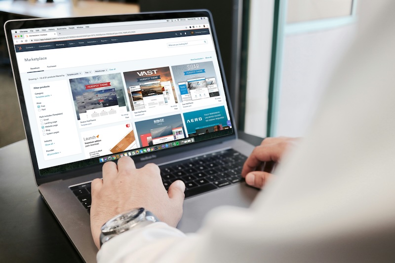 Existing business website being reviewed for technical and content SEO improvements
