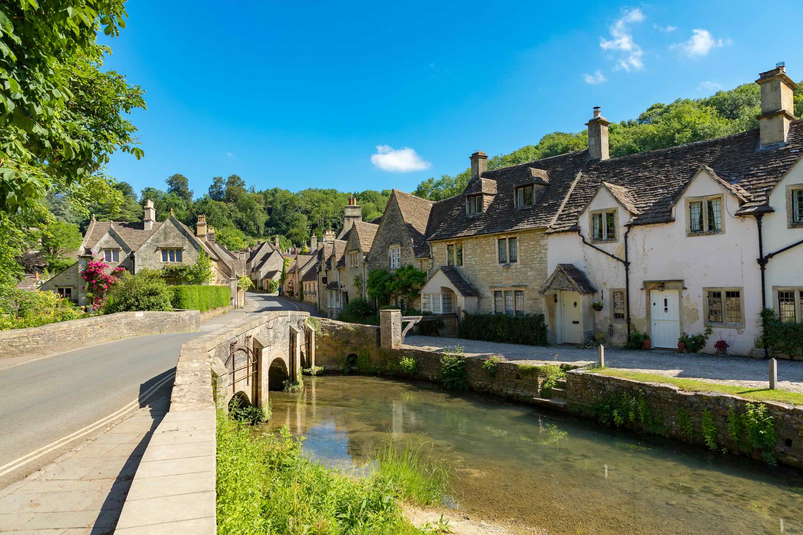 River Avon through Bradford-on-Avon, supporting web design for Wiltshire service businesses