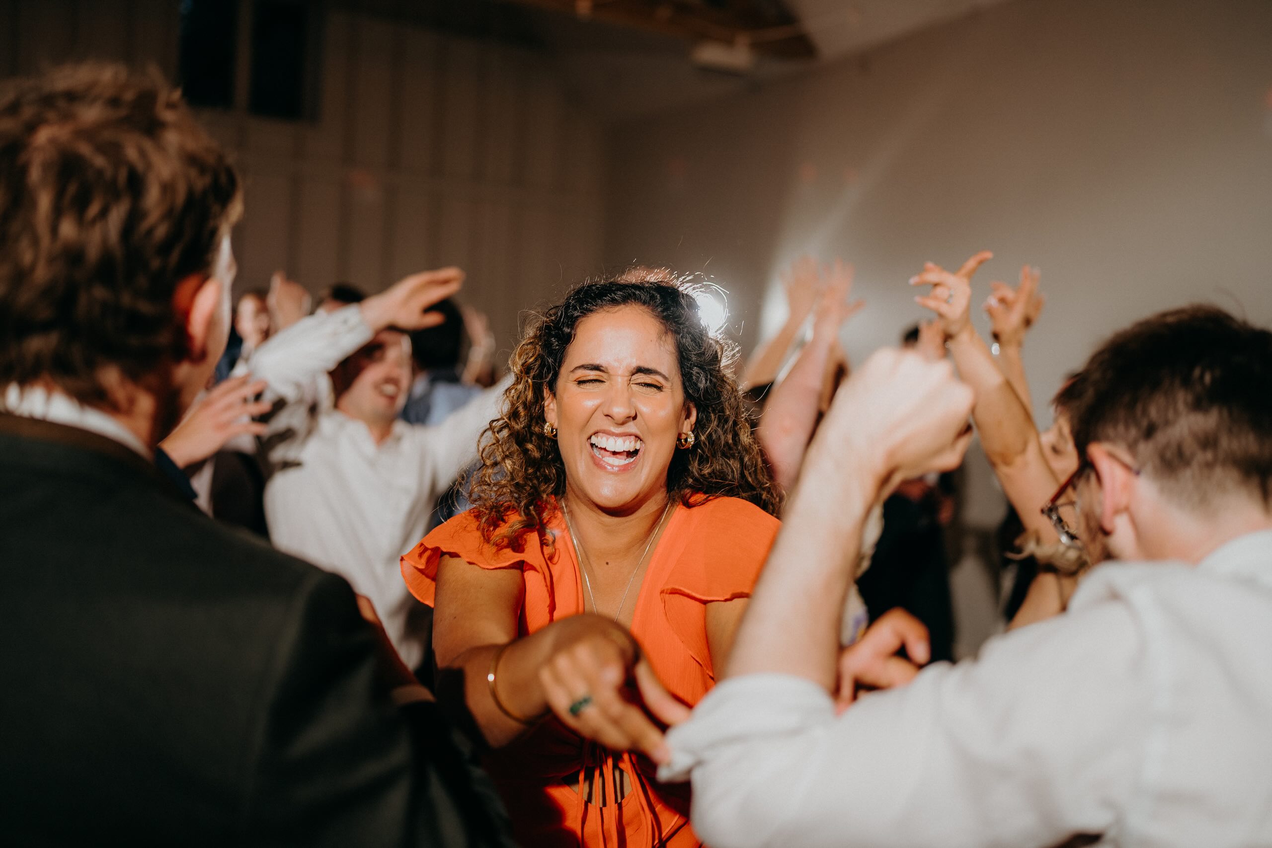 Wedding dancefloor at Hyde House for Everyone's Kind of Music