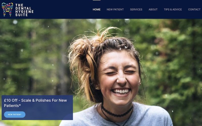 The Dental Hygiene Suite website and SEO project in Truro